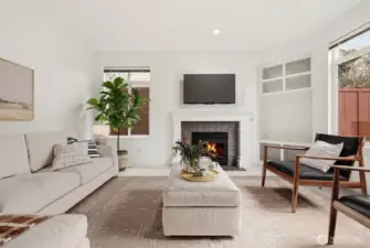 Comfortable gathering space perfect for movie nights and relaxing