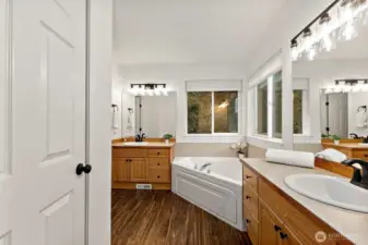 Separated dual sinks