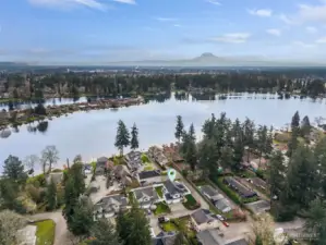 Lake Steilacoom with Rainier in the background