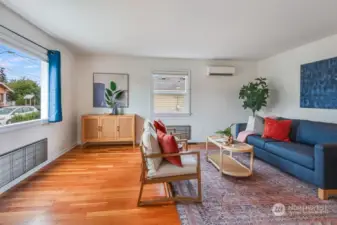 Spacious main floor living room