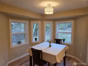 Great views from Dining room
