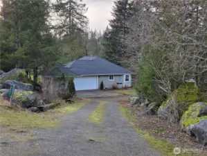 Spectacular property, tucked in private setting with separate access to Shop Building area.