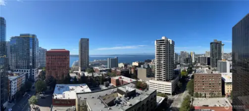 From the balcony!