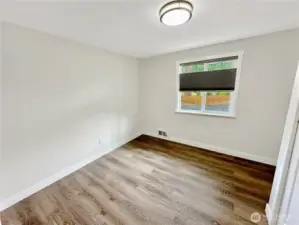 Bedroom 3, all bedrooms with laminate flooring no carpets here.