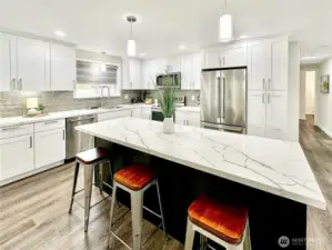 The perfect place to prepare meals and entertain.
