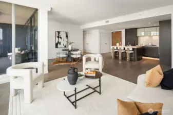 Windows fill this room with natural light