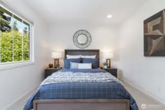 Bedroom 3 on the upper level.