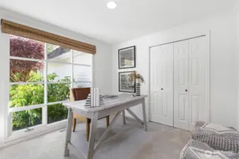 Separate office on the main floor