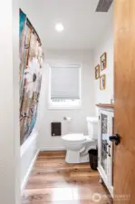 clean, renovated bathroom