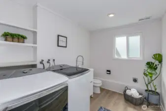 huge laundry room