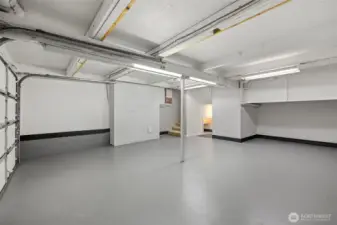 Oversized 2-car garage with bonus room