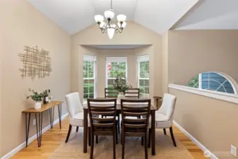 Formal dining space