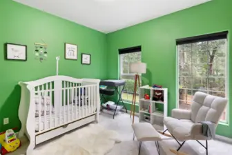 Second bedroom upstairs