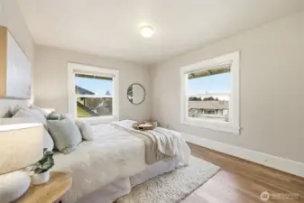 Light and bright bedrooms!