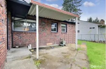 Covered patio