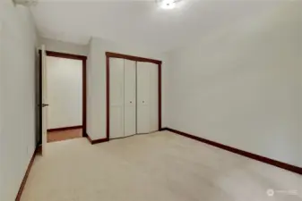 Bedroom close to the front door, it would be a fantastic office, or bedroom.