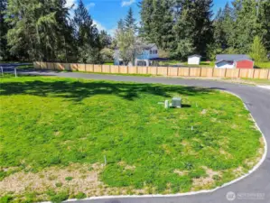 Level topography on Lot 2