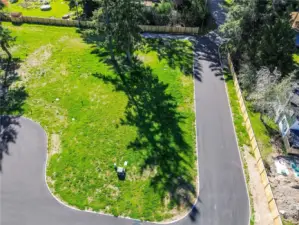 Aerial view of Lots 1-3