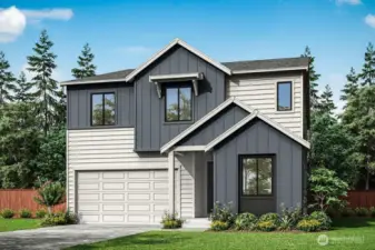 Exterior Rendering of Homesite 23.