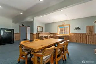 Rec room in second outbuilding
