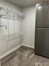 Part of the master bedroom walk-in closet