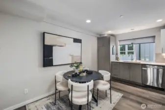 The perfect dining area.