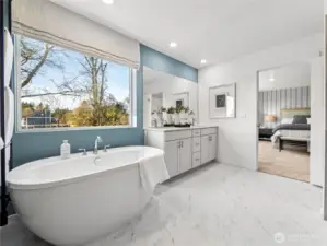 Great light in your primary bathroom!  Picture for representational purposes only, colors and features may vary.