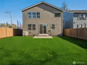 All Presley Hills homes have an electric heat pump that provides A/C on those hot summer days!  Picture for representational purposes only, colors and features may vary.