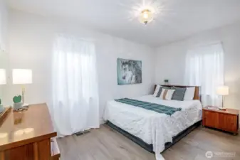 Bedroom #1 on main, tucked off of living room