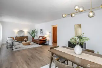 New LVP flooring throughout entire house