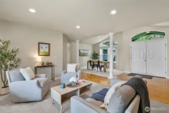 Peaceful Living Room Area