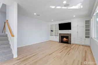 Family room with high-end entertainment/sound system