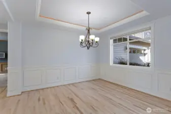 Dining right from front door entrance