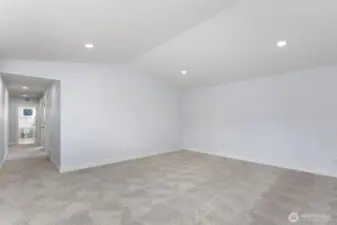 Upstairs rec room