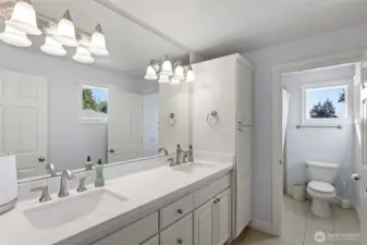 Upstairs bathroom