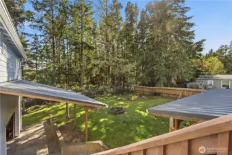 Aerial View Backyard