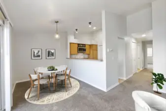 Dining Area-Virtually Staged