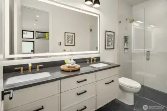 Bathroom at the guest house