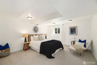 Huge lower level guest room
