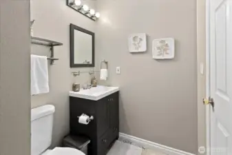 Lower Level Guest 3/4 Bathroom.
