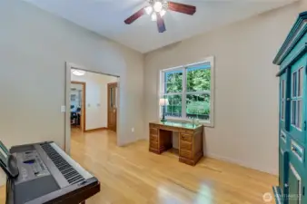 Bonus room across from the den; could be a music room or maybe another office?  Or, a map room!