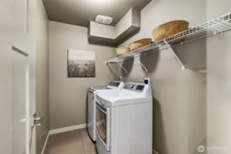 Utility Room w/ space for extra storage