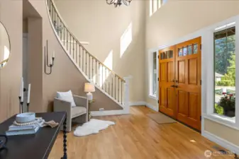 Another view of the entry.