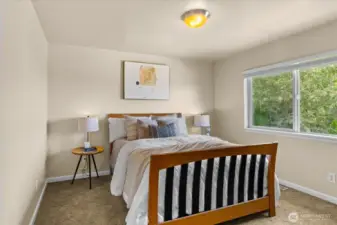 Second bedroom with walk-in-closet.