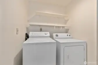 Washer/dryer are included.