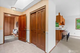 Entering the home, you’ll appreciate the open-concept layout and the abundance of natural light throughout.