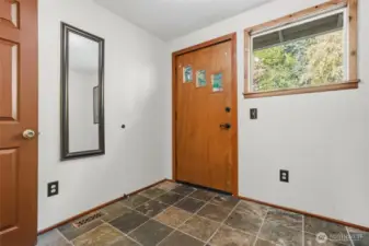 View of Front door in Entry