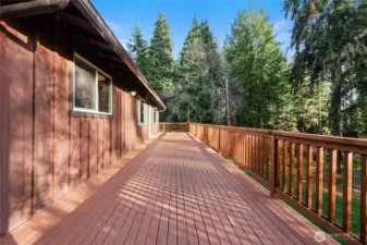 900 SQFT Wraparound Deck