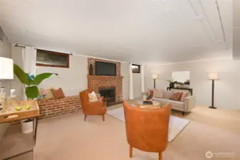 The lower level is a legally permitted ADU.