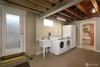 This is the private back door entrance.